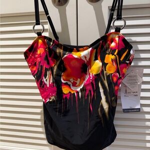 Stylish Black and Pink Women's Camisole